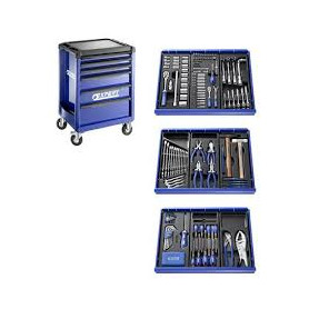 Servante d'atelier 6 tiroirs -208 outils