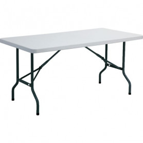 Table pliante plastique / L.1520 X P.760 X H.740 X EP.45 MM
