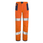 PANTALON PUPIL PI  ORANGE FLUO / BLEU MARINE