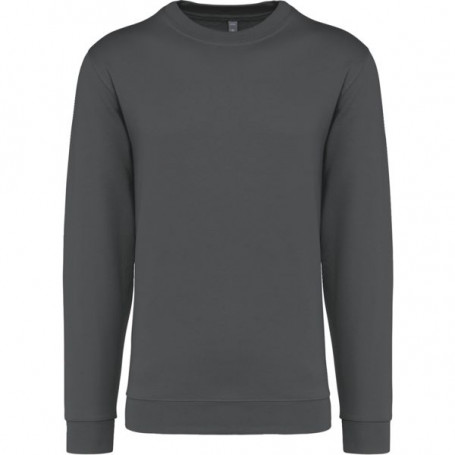 SWEAT-SHIRT COL ROND UNISEXE GREY