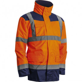 KANATA PARKA: 4/1 ORANGE HV/MARINE