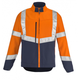 BLOUSON LUTEA PI ORANGE FLUO / BLEU MARINE