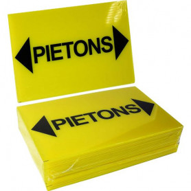 Lot de 25 panneaux piétons