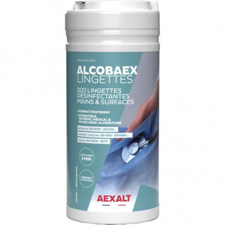 Lingettes désinfectantes Alcobaex
