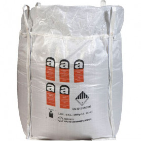 Sac pour le stockage de l'amiante pulvérulent