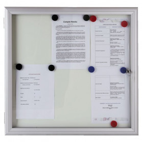 Vitrine d'affichage extérieur réversible 4 A4