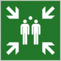 Panneau d'évacuation et secours