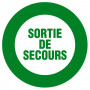 Panneau d'évacuation et secours