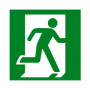 Panneau d'évacuation et secours