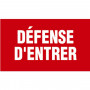 Panneau d'interdiction
