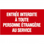 Panneau d'interdiction