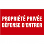 Panneau d'interdiction