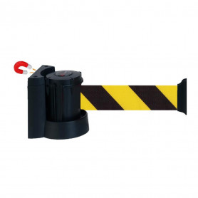 Enrouleur à sangle mural magnétique