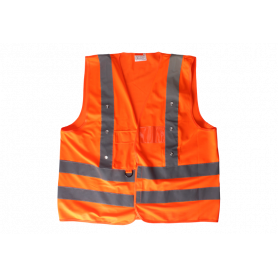 GILET FLUO LED RECHARGEABLE