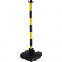 Poteau PVC socle bi-pose